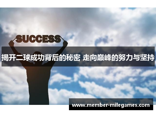 揭开二球成功背后的秘密 走向巅峰的努力与坚持