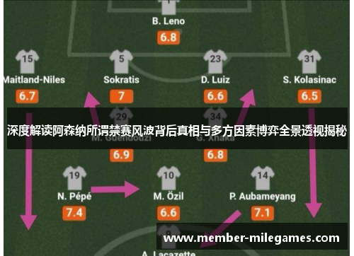 深度解读阿森纳所谓禁赛风波背后真相与多方因素博弈全景透视揭秘